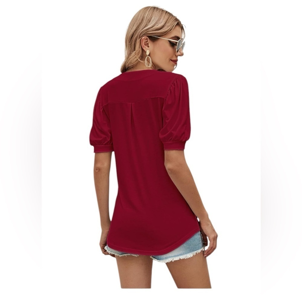 Romanstii casual V-Neck tunic top - Picture 2 of 8